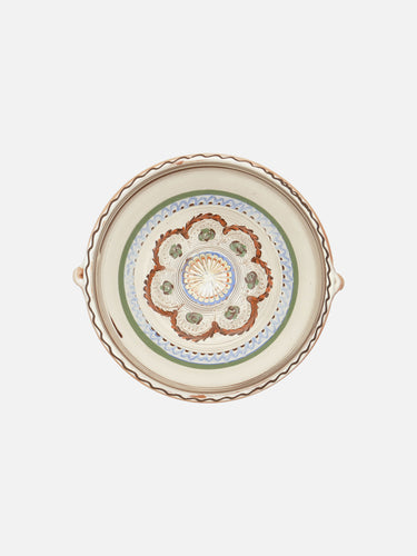 Ceramic bowl · Horezu · Ivory