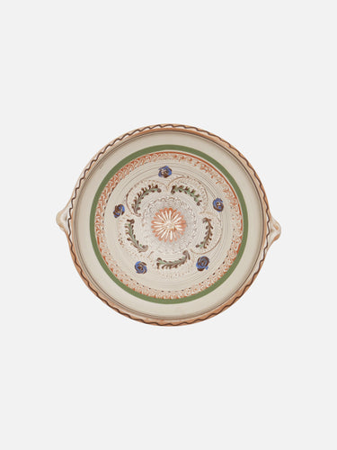 Ceramic bowl · Horezu · Ivory
