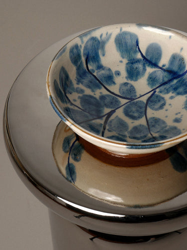 Hand-painted ceramic bowl · Fayoum pottery