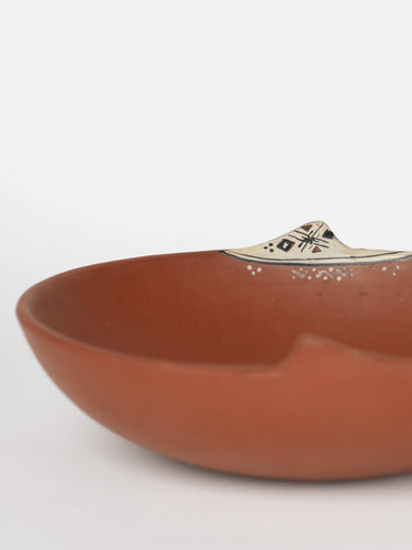Ceramic bowl · Kabyle · Burnt sienna