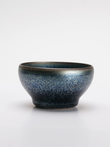 Round ceramic cup · Jian Zhan · Night blue