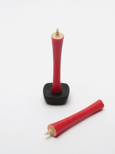Small plant wax candle · Kyoto · Vermillion