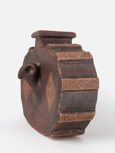 Ceramic vase · Fayoum · Burnt umber
