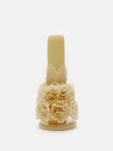 Medium Beeswax Candle · Zapotec · Ivory