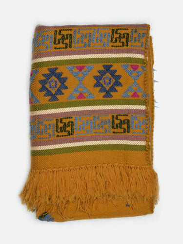 Wool blanket · Bumthang · Amber